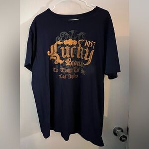 Men’s navy xl Lucky Brand To tough to die La